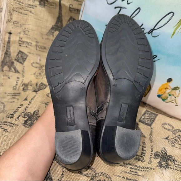 Dorking by Fluchos Brown Leather/ Suede Ankle Boots Size 41 - Picture 12 of 13